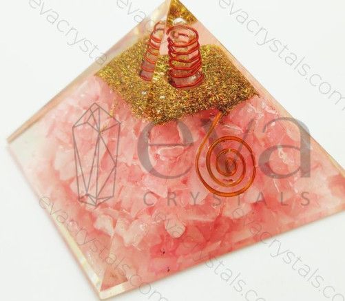 Rose Quartz Orgone Pyramid