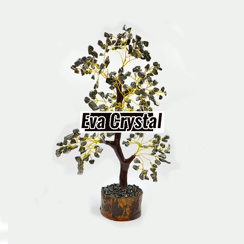 300 Beads Pyrite Gemstone Tree, for Decoration, Gifting, Packaging Type : Box