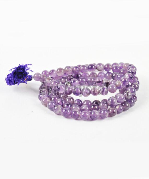 Polished Amethyst Jap Mala for Japa