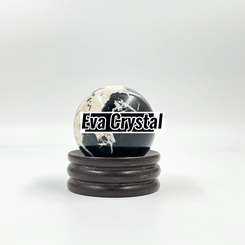 Tourmaline Black Tourmaline Ball, for Decoration, Shape : Round