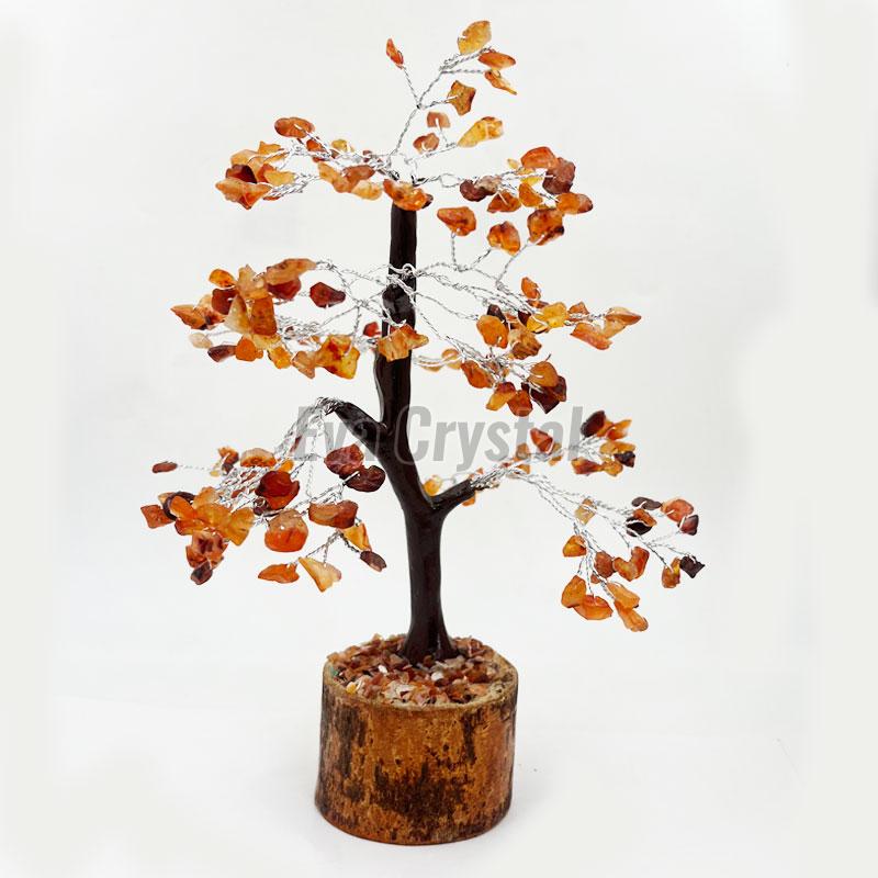 Carnelian Gemstone Tree for Decoration, Gifting
