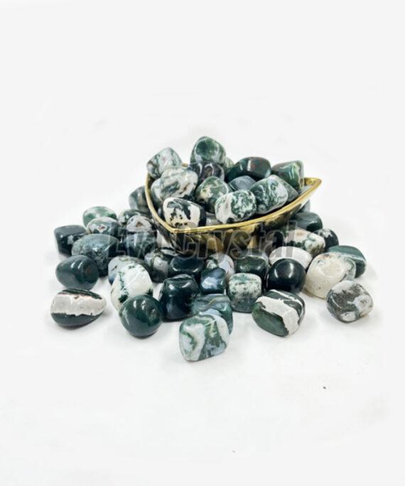 Polished Moss Agate Tumble Stone