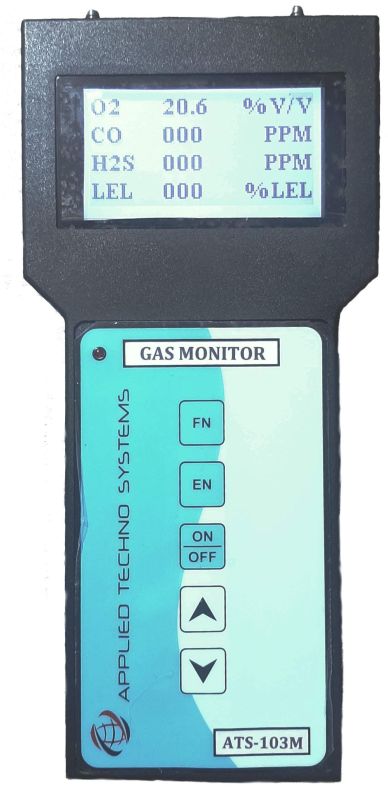 Ats Abs Plastic Multi Gas Detector, For Industrial Use, Pharmaceuticals Use