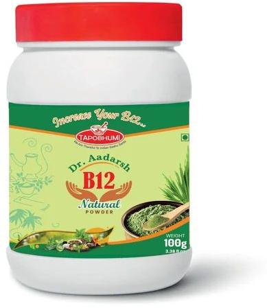 Tapobhumi B12 Natural Powder, Packaging Type : Plastic Jar