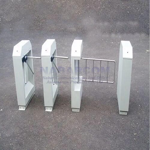 Stainless Steel Motorised Tripod Turnstile, for Industrial Use