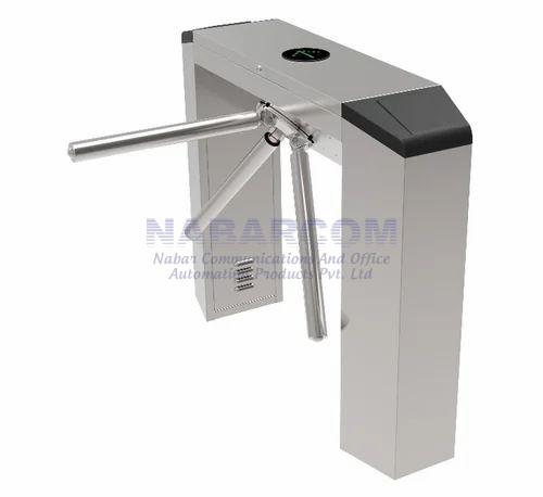 Stainless Steel Tripod Turnstile Barrier, for Industrial Use