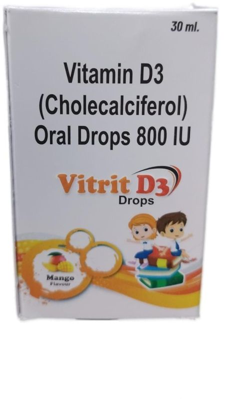 Vitamin D3 Liquid 800 i.u Drops, Prescription : Prescription