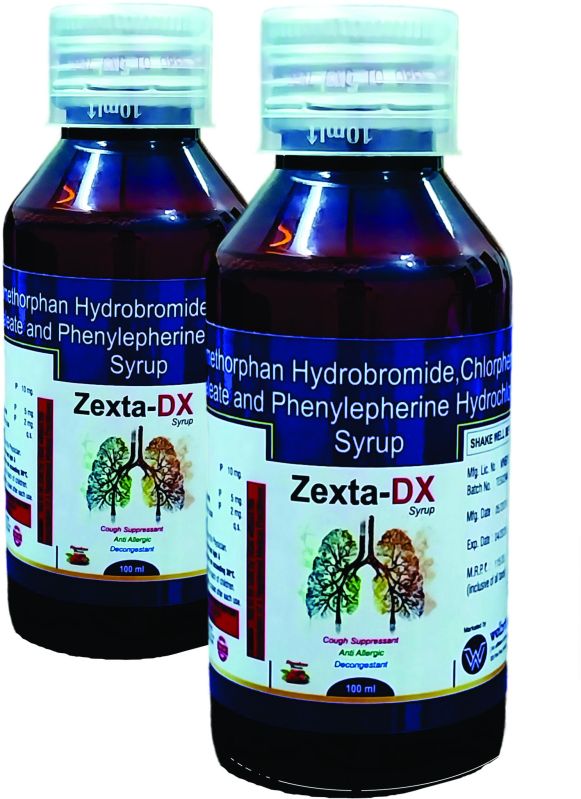 Zexta Cough Syrup, Sealing Type : Double Seal