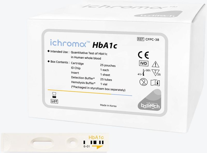 White Boditech Ichroma Hba1c Kit, For Clinical, Hospital, Feature : Active, Confortable