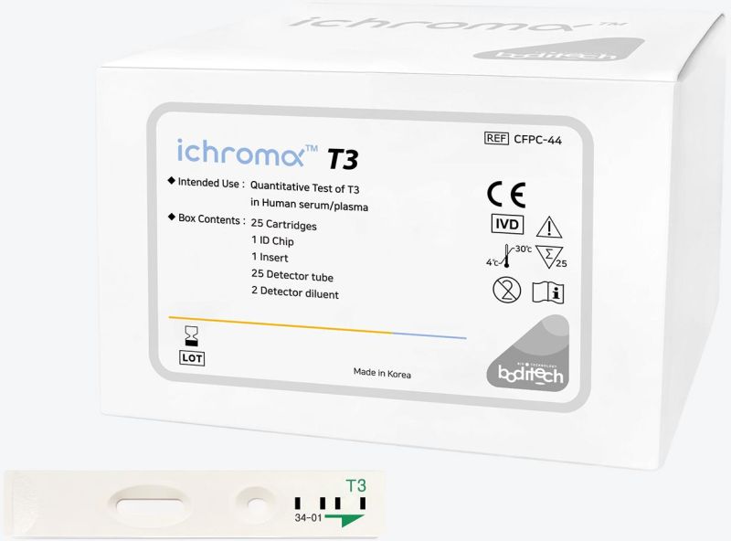 White boditech ichroma T3 kit, for Clinical, Hospital, Packaging Type : box