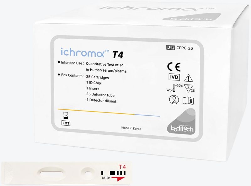 White Boditech Ichroma T4 Kit, For Clinical, Hospital, Feature : Active, Confortable, High Accuracy