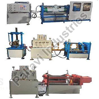 Grey horizontal compressive valve testing machine