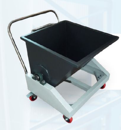 Machler Engineering Powder Coated Mild Steel Chip Trolley, Feature : Moveable, Rustproof
