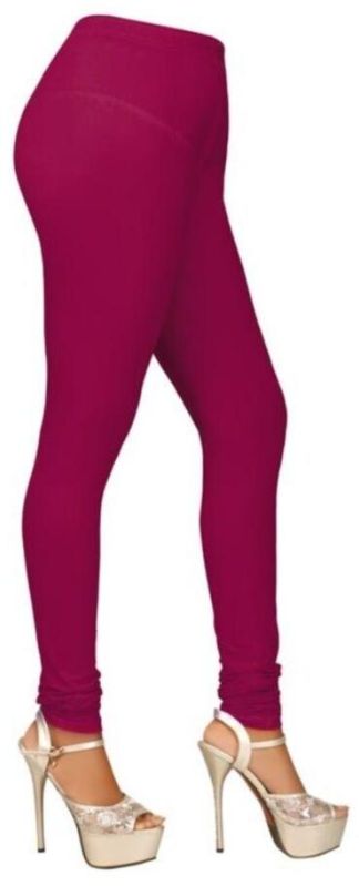 Chuidar Cotton Lycra Plain Ladies Full Length Legging, Packaging Type : Packet