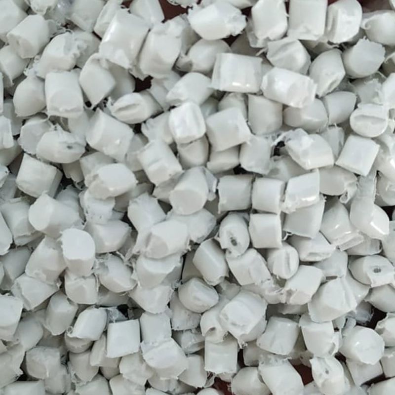 Recycled White High Density Polyethylene Granules for Plastic Industry