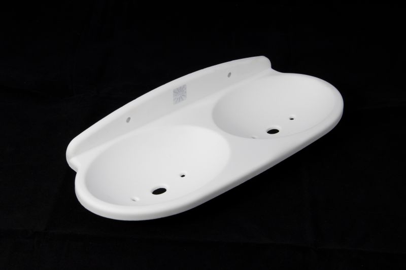 Qera Plastic Double Soap Dish, for Bathroom