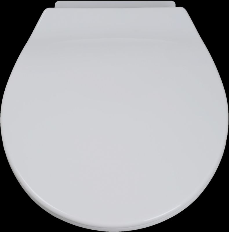 Qera Plain Plastic Toilet Seat Cover, Shape : Oval