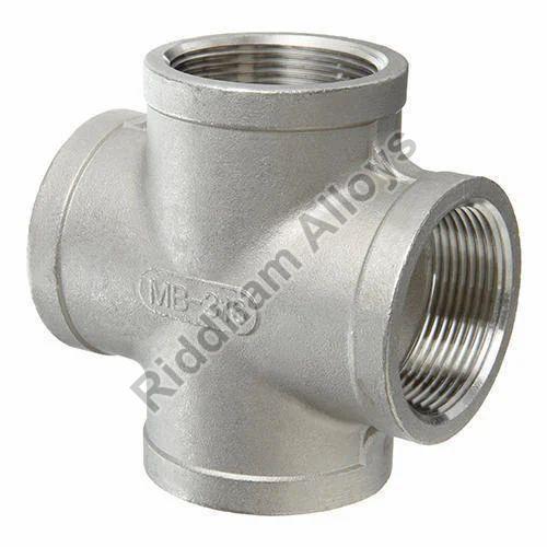 Stainless Steel Buttweld Reducing Cross, Size : 3/4inch