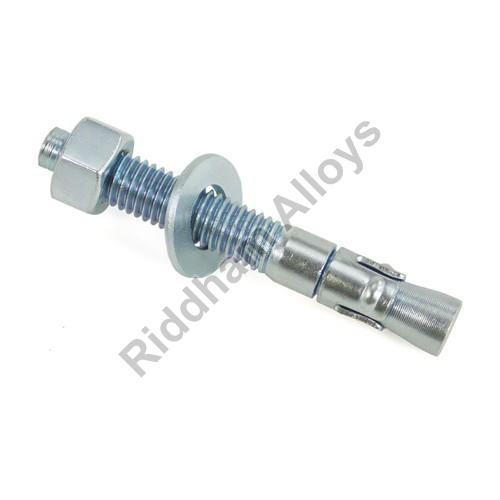 Polished Metal Wedge Anchor Bolts, for Automotive Industry, Fittings, Size : 0-15mm