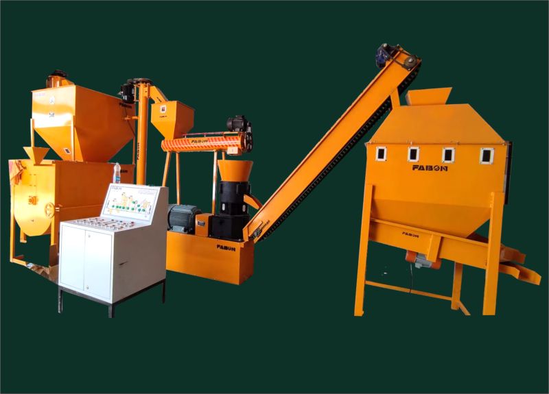 250 Kg/hr Automatic Feed Mash Plant for Mixing