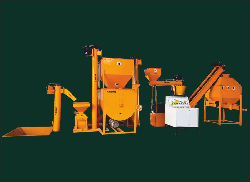 500 Kg/HR Automatic Poultry Feed Crumble Plant