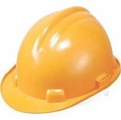 Plain Plastic Nape Strap Safety Helmet for Construction, Industrial