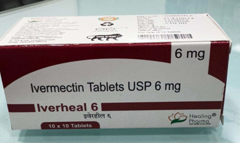 Iverheal 6mg Tablets for the Skin, the Eyes