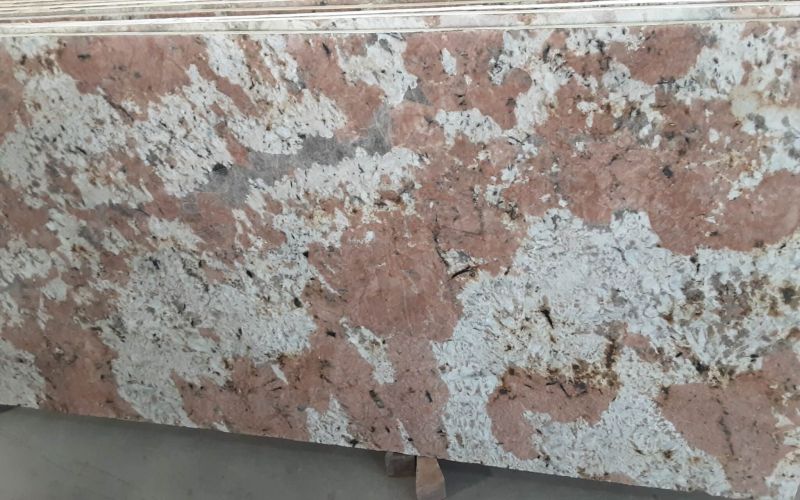 Polished Alaska Pink Granite Slab