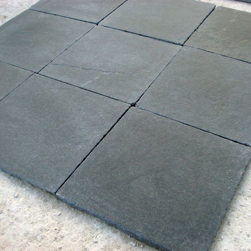 Chittoor Black Limestone Slab, for Flooring, Wall Cladding, Pathways, Fireplaces, Landscaped Areas, Swimming Pool Decks