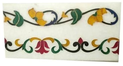Polished Marble Inlay Border, Feature : Attractive Look, Nice Finish