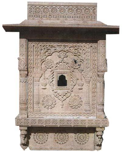 Creamy Carved Sandstone Jharokha, Feature : Attractive Look, Nice Finish
