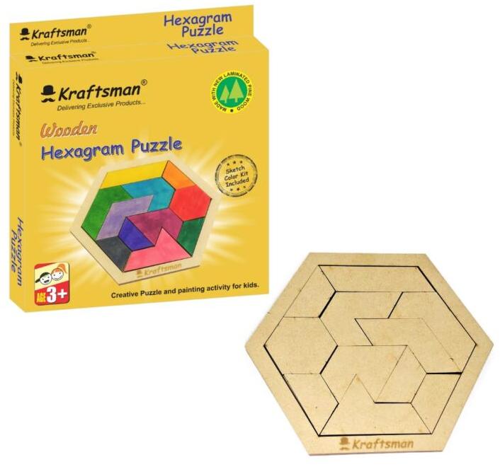 Kraftsman Hexagram Puzzle 11 Piece\'s