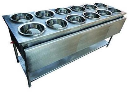 Plain Hard Stainless Steel Hot Ban Marie for Pickle Storage, Spices Storage, Storing Foods