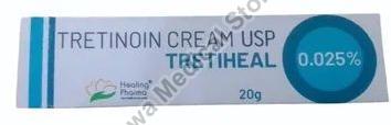 0.025% Tretiheal Cream, Packaging Type : Plastic Tube