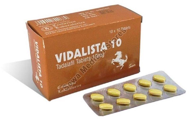 Vidalista 10 Mg Tablet, Grade : Medicine Grade