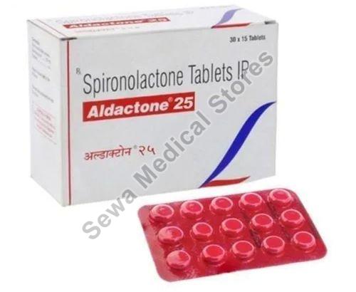 100 Mg Aldactone Tablet, for Clinical, Packaging Type : Stripe