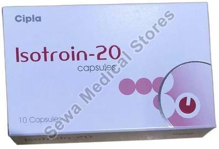 Isotroin-20 Isotroin 20 mg Capsule, Medicine Type : Allopathic