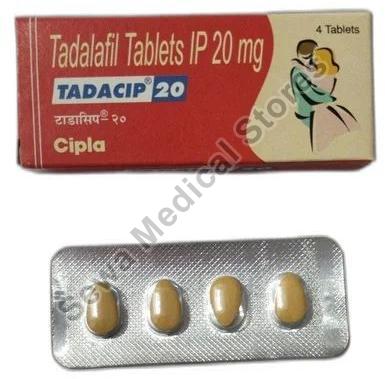 20 Mg Tadacip Tablet, Grade : Medicine Grade