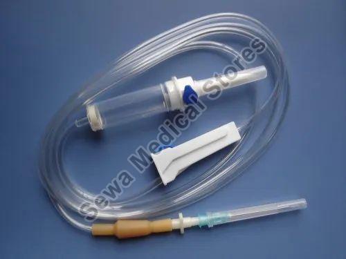 White Disposable Infusion Set, for Hospital