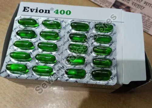 Green Evion Soft Capsule, For Personal, Packaging Type : Alu Alu