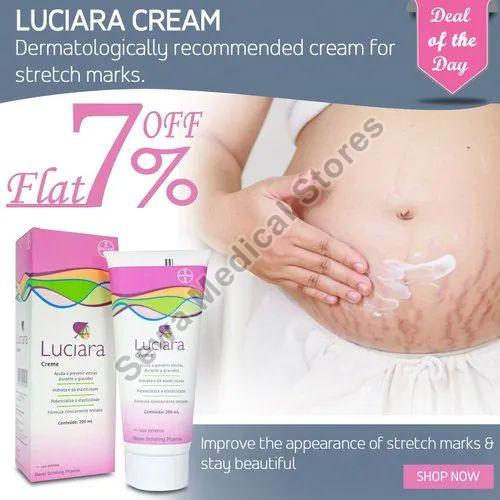 Luciara Cream For Stretch Marks, Packaging Type : Plastic Tube