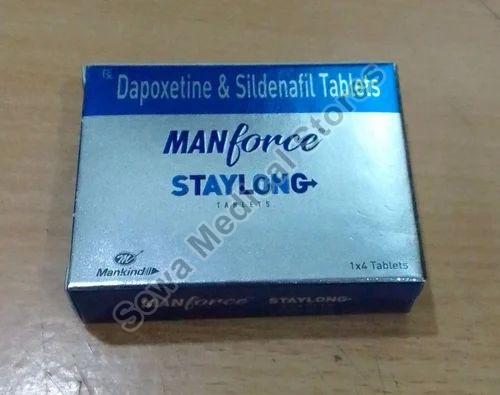 Manforce Staylong Tablet, Packaging Type : Stripe