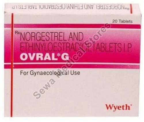 Ovral G Tablet, for Personal, Packaging Type : Box