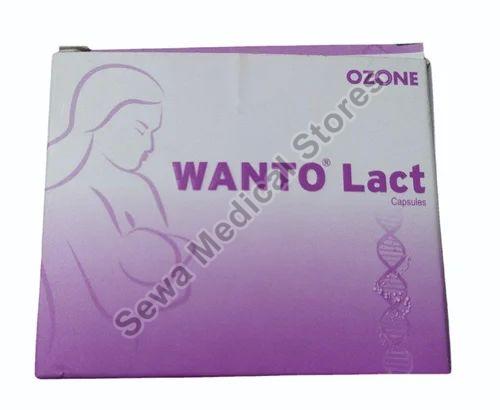 Wanto Lact Capsule, for Personal, Packaging Type : Box