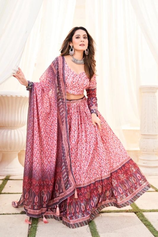 Ladies Designer Chiffon Lehenga Choli