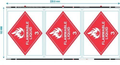 Flammable Liquid Labels