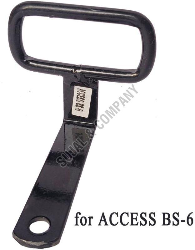 Black Polished Metal Suzuki Access Side Handle