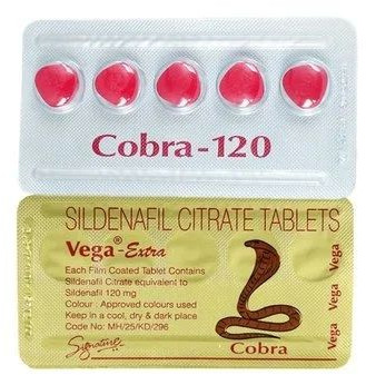 Cobra 120mg Tablets for Erectile Dysfunction
