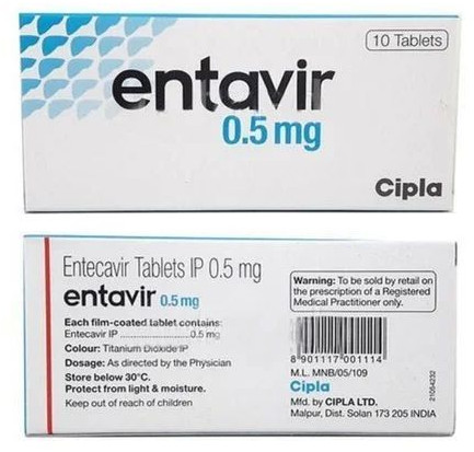 Entavir 0.5mg Tablets, Medicine Type : Allopathic