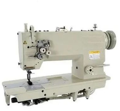 Electric Mild Steel Twin Needle Sewing Machine for Textile Industry